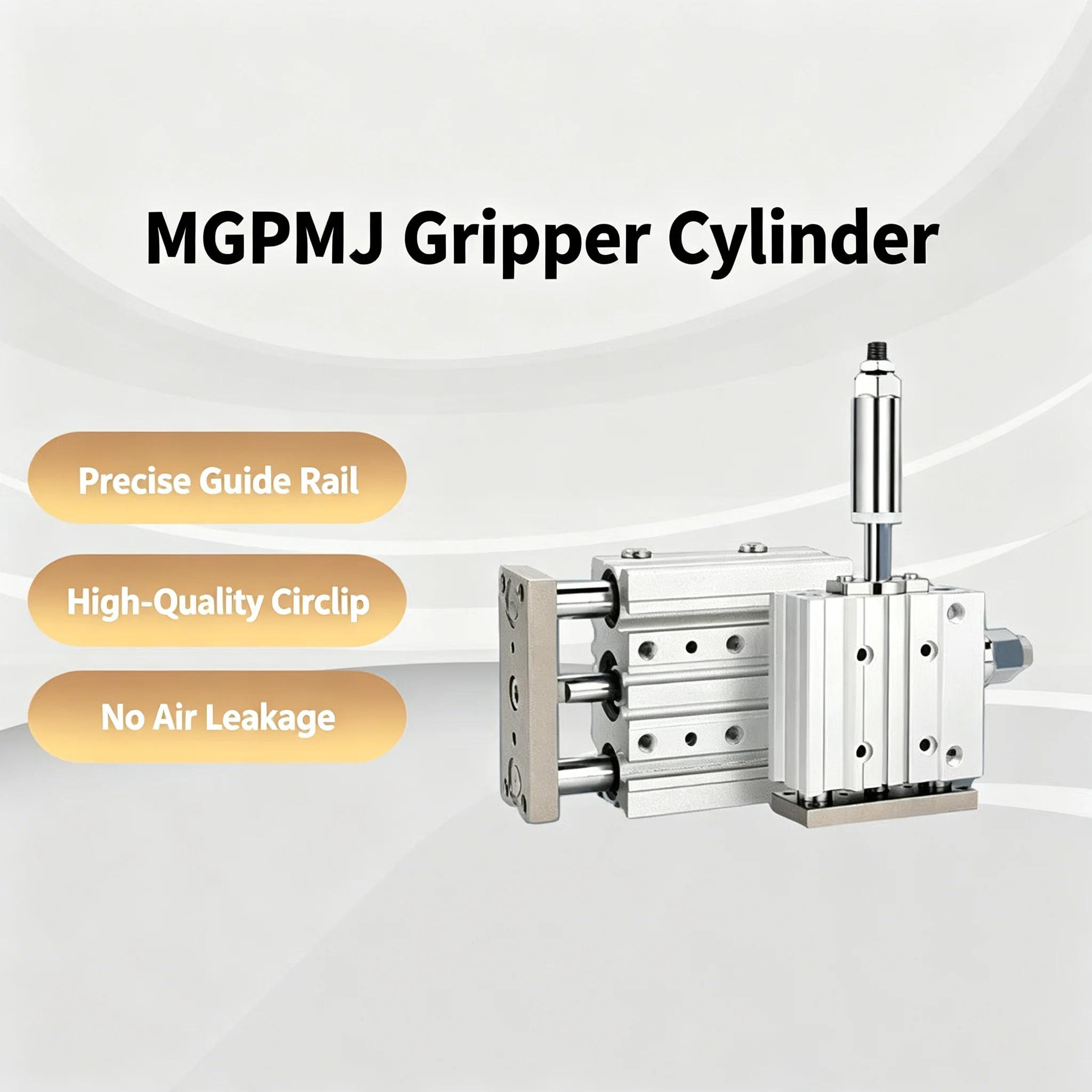 Type With guide rod stroke adjustable three-axis cylinder three-rod MGPMJ series  12/16/20/25*32X40X50-20/30-XC8