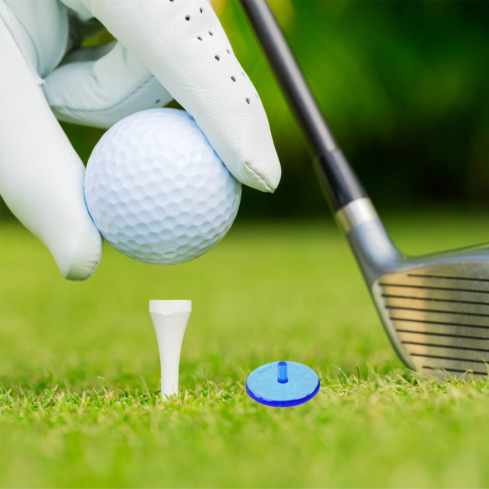 50PCS Golf Ball Mark Position Markers Assorted Color Diameter 24 mm Plastic Golf Ball Marker