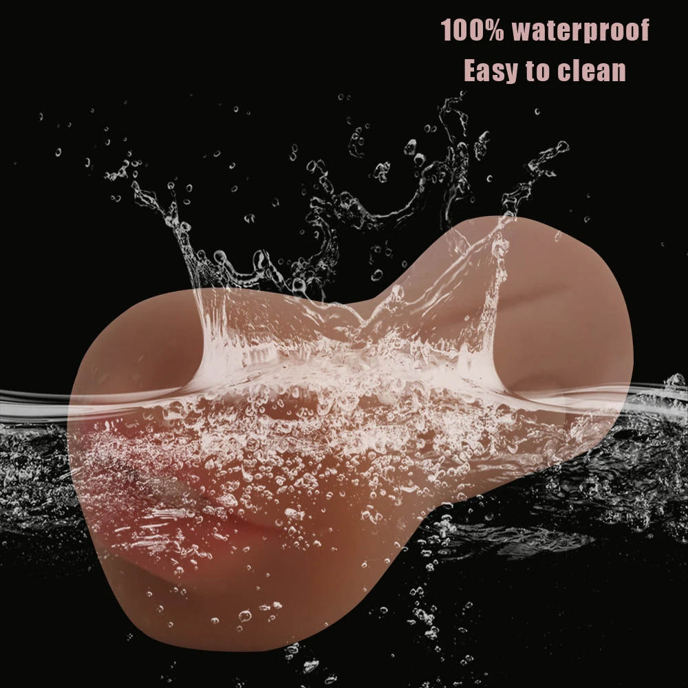 トラクロッドM7 2in1リアルなハーフセックスドールフェラチオ膣男性用オナホール男性用2チャンネルデザインセックストイポケットプッシー