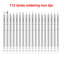 T12 Soldering Iron Tips Welding Tools Electric Soldering Iron For Hakko FX951 T12 Soldering Station Kits