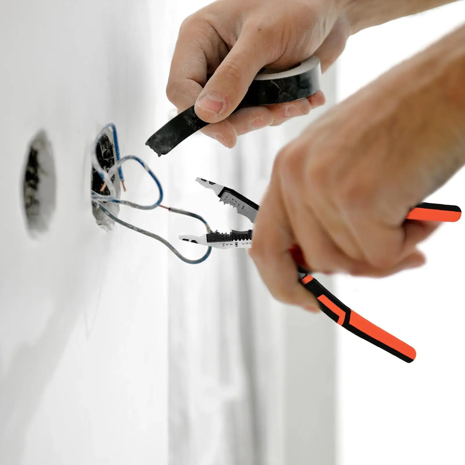 

Инструмент для зачистки электрических проводов, обжимной резак для зачистки проводов, электрический ручной инструмент для зачистки, многофункциональный обжимной инструмент для кабеля