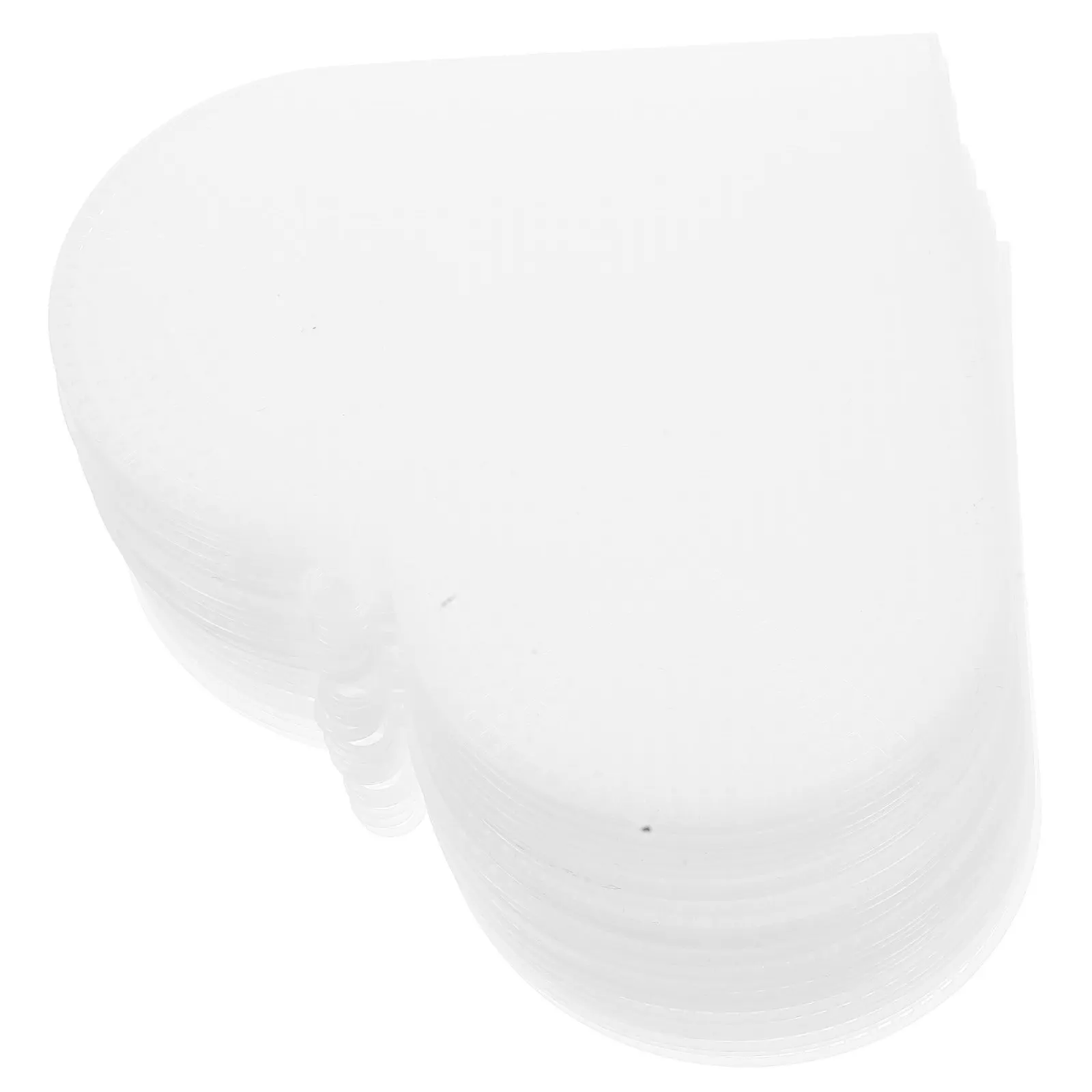 

30Pcs Heart Shape Mesh Canvas White Blank Needlepoint Canvas Cross Stitch Knit Yarn Craft Supplies Knit Yarn Crafting Tool