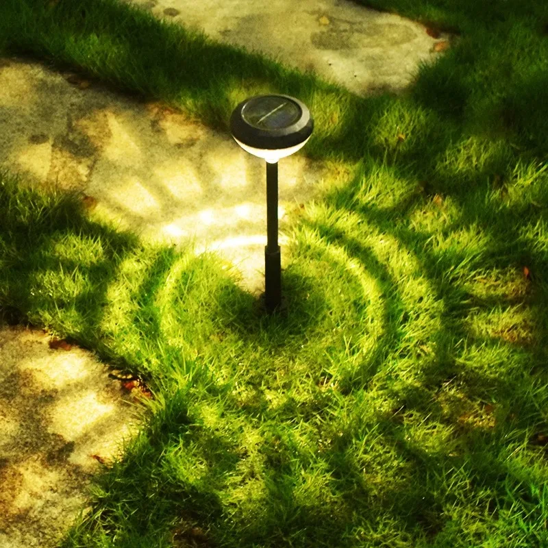 1/2/4/8PCS Solar Outdoor Garden Light Lawn Light Garden Decoration Home Villa Waterproof Projection Ground Plug Light Dual Mode