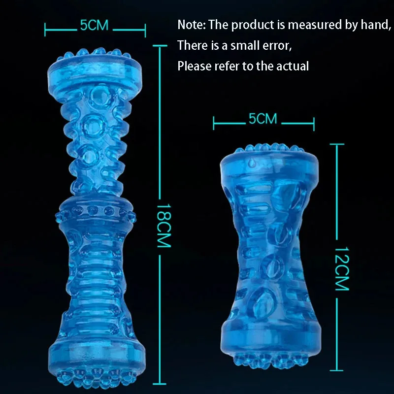 

Durable Bite Resistant Dog Chew Toy Rubber Bone for Aggressive Chewers Interactive Puppy Teething Toys for Small Medium Large