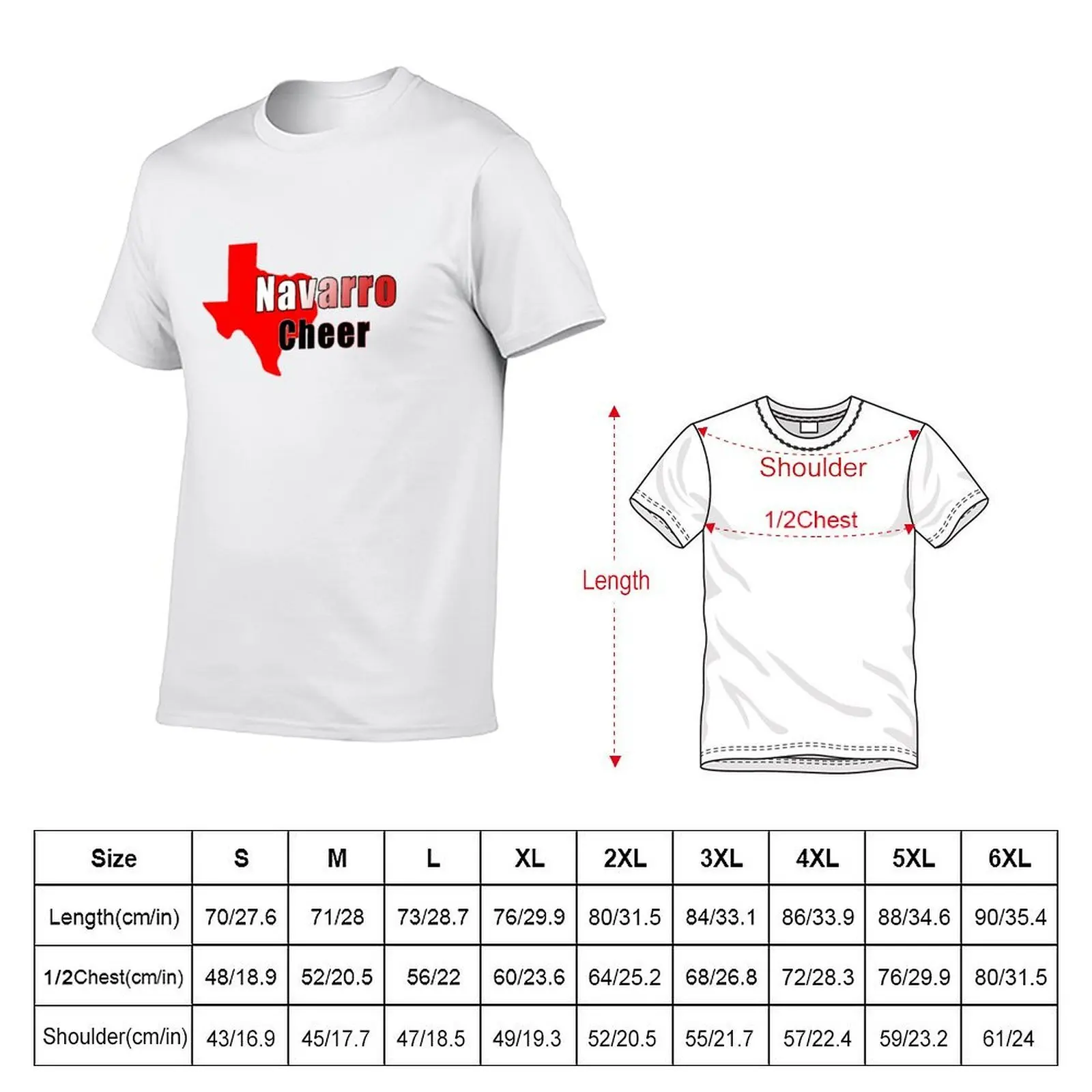 Navarro Cheer 2022 T-Shirt t shirts for man pack cotton funny t shirts man men t shirt cotton 100% T-shirt