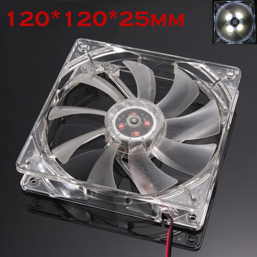 Fan 12cm/120mm/120x120x25mm Case Silent Quiet Computer/PC/CPU 12V CPU Cooling Radiator Ventilador PC Cooler Master Accessories