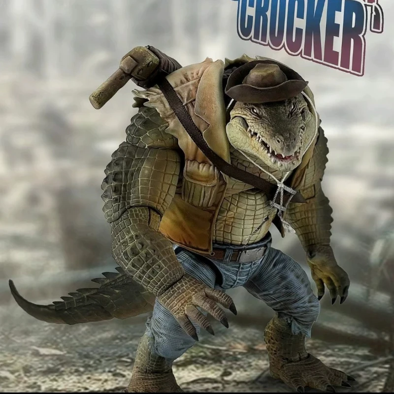 

In Stock Jiangmeng Furries Planet Series 1/12 Articulated Action Figure Wilderness Hunter Crock Crocodile Man Model Anime Toy