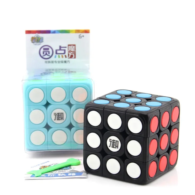 YJ Yumo Dots 3x3x3 Candy Color Speed Cube Smooth Twist 3x3 Cube Puzzle Anti-stress Educational Toys Gift For kids Adult