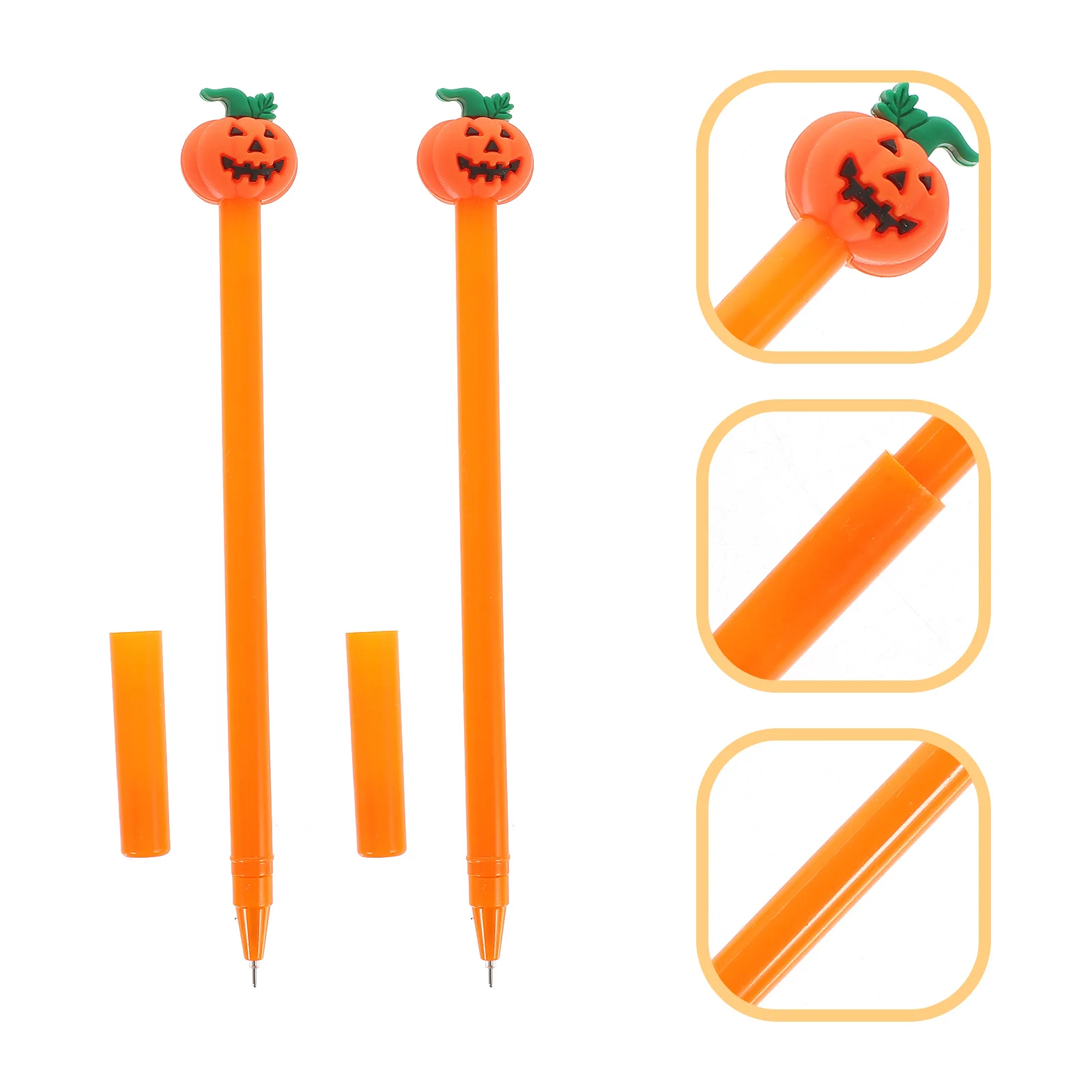 

30 шт., милые гелевые ручки с тыквой, гладкие письменные принадлежности для офиса, школы, вечеринки на Хэллоуин, подарки, гелевые ручки, сувениры для Хэллоуина