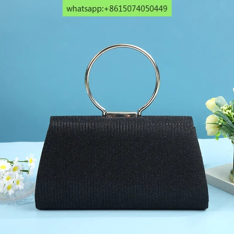 Circular Handheld Dinner Bag Fashionable Niche Chain Shoulder Bag Handbag