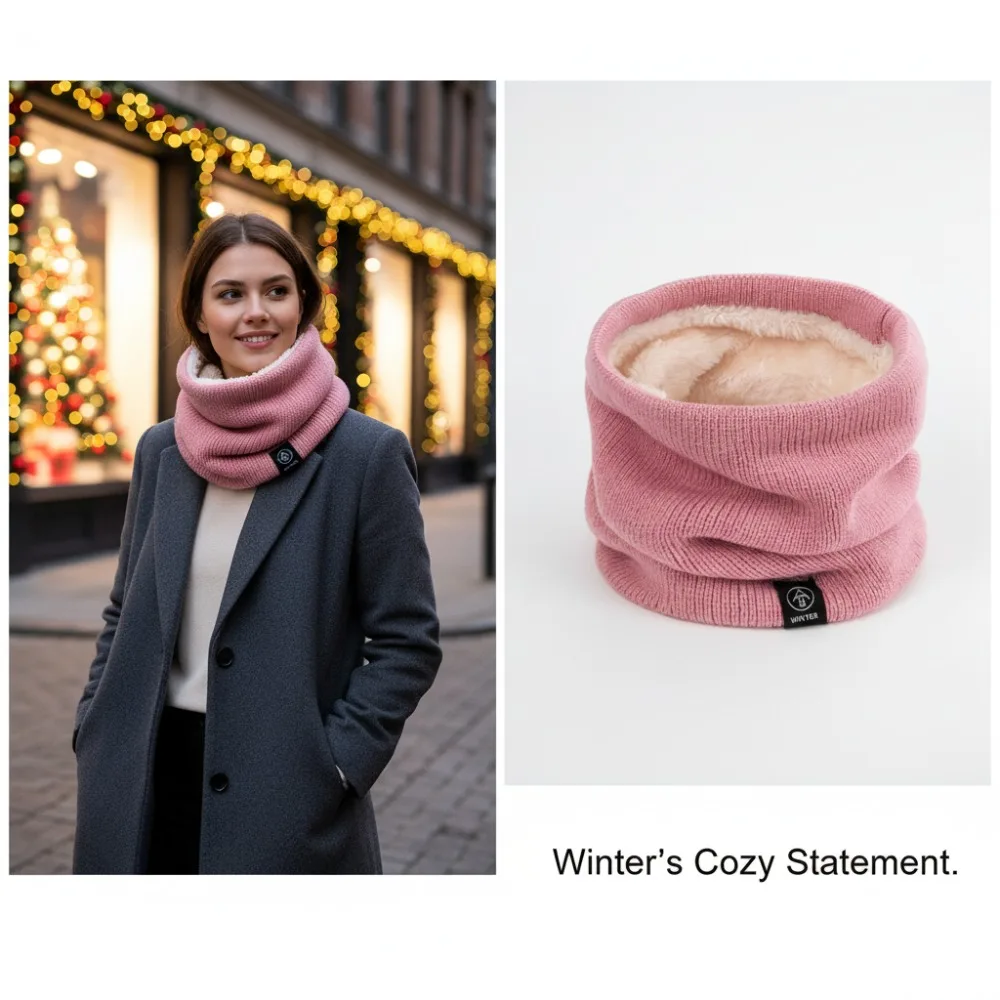 

Вязаный утеплитель для шеи, спортивный шарф, модный мягкий женский и мужской шарф для лица, зимние шарфы для катания на коньках, бега и пешего туризма, толстый морозостойкий воротник