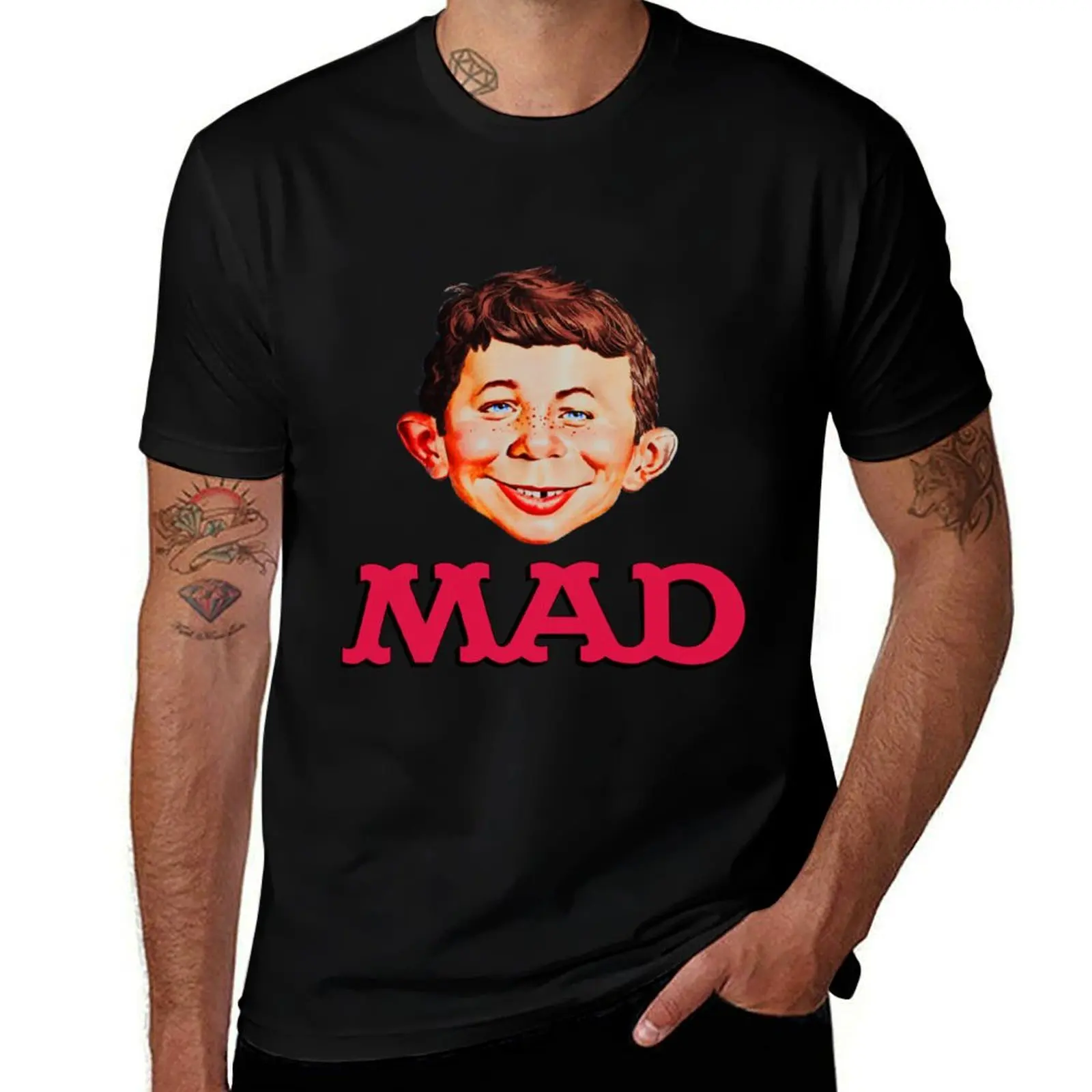 Mad Magazine Shirt, Sticker, Mask Perfect Gift T-Shirt Running Performance Short Sleeve Tee T-Shirt