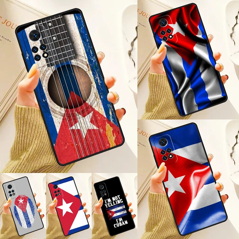 

Чехол с флагом Кубы для Samsung Galaxy S24 Plus S23 S20 S21FE Lite S22 Ultra Note 20 S8 S9 S10