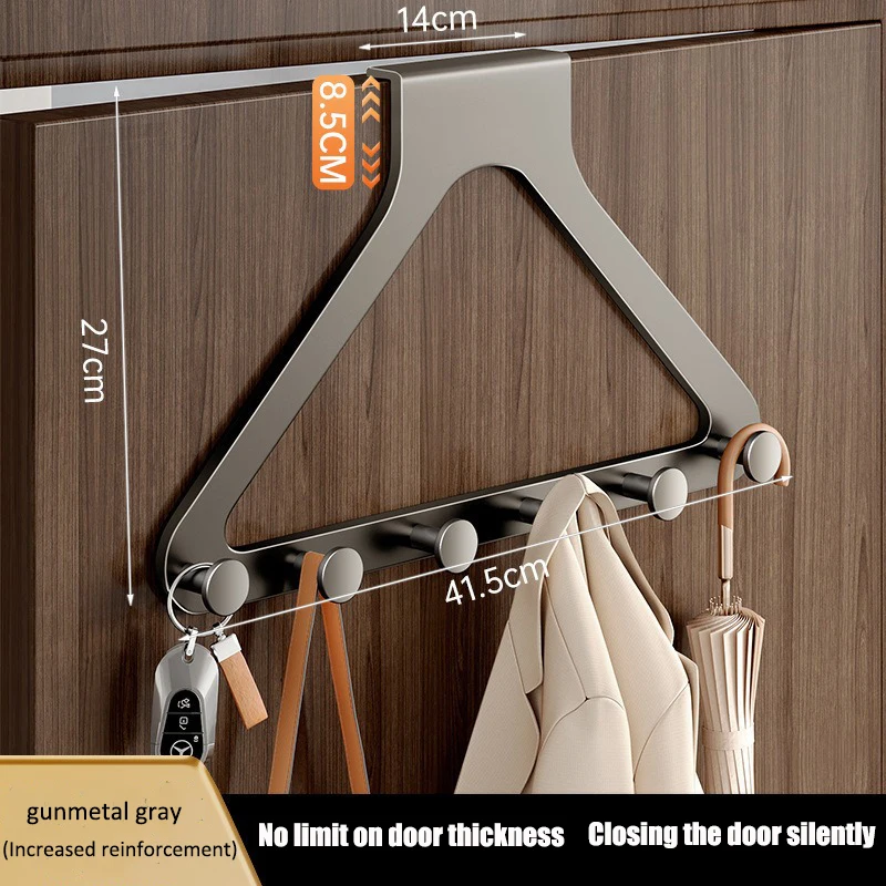 Über-Tür-Eckhaken, dreieckige Haken für Kleiderschrank, Schlafzimmer, rechtwinkliger Organizer, platzsparender Kleiderständer