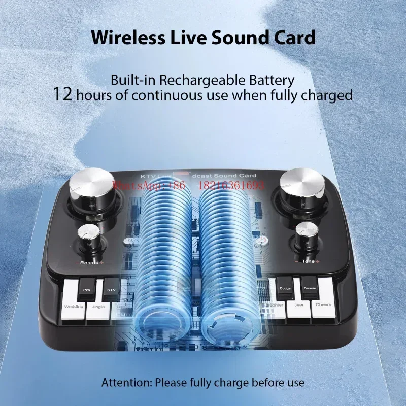 Piano Modeling Recording, Desktop Singing, Bluetooth Wireless Lossless Transmission, Plug and Play Voice Changer