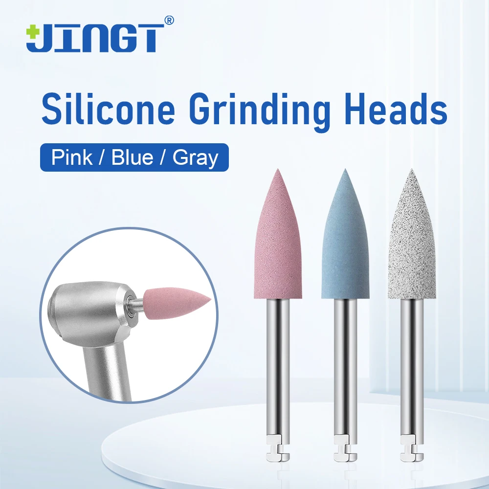 

JINGT Premium Dental Polisher Set ,High Polishing Efficiency, Compatible With Most Reduction Handpiece(12/10pcs,Pink/Gray/Blue)