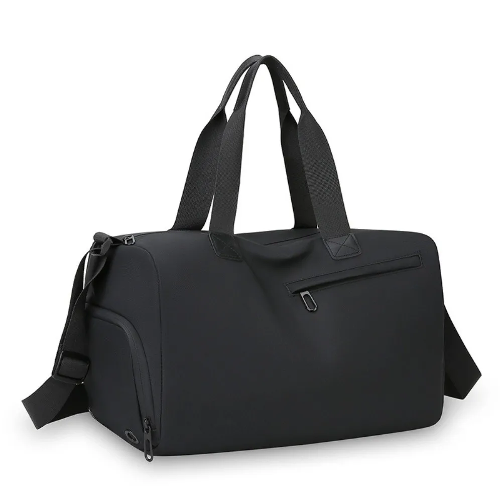 

Solid Color Fitness Training Bag Large Capacity Waterproof Travel Luggage Bag Dry-wet Separation Crossbody Bag Sports Handbag