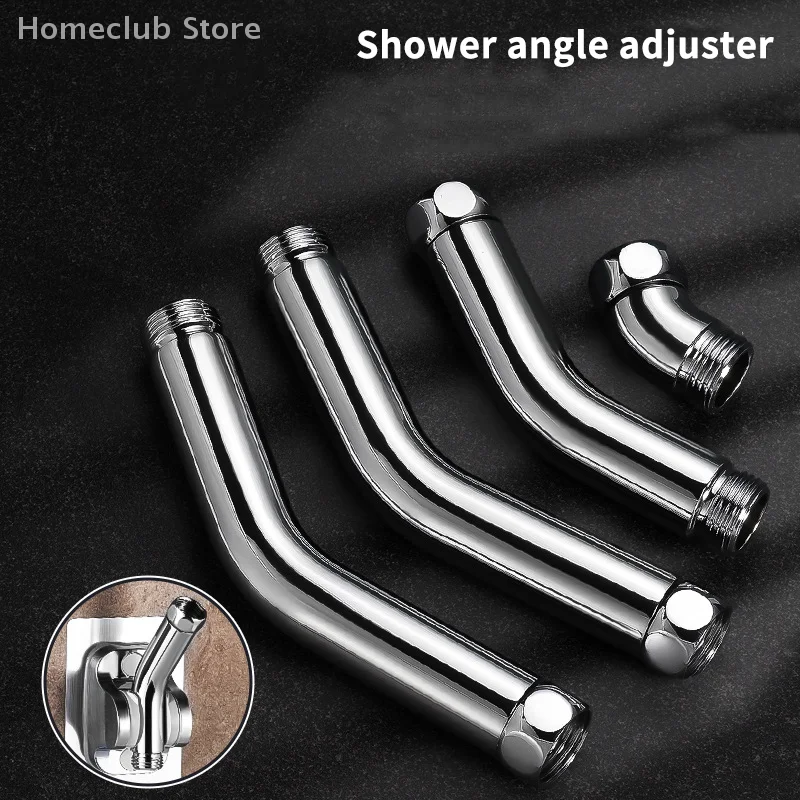 Shower Head Angle Adjuster Elbow Adapter Connections Shower Arm Extension Angle 135° Elbow Hand Shower Top Spray Elbow Connector