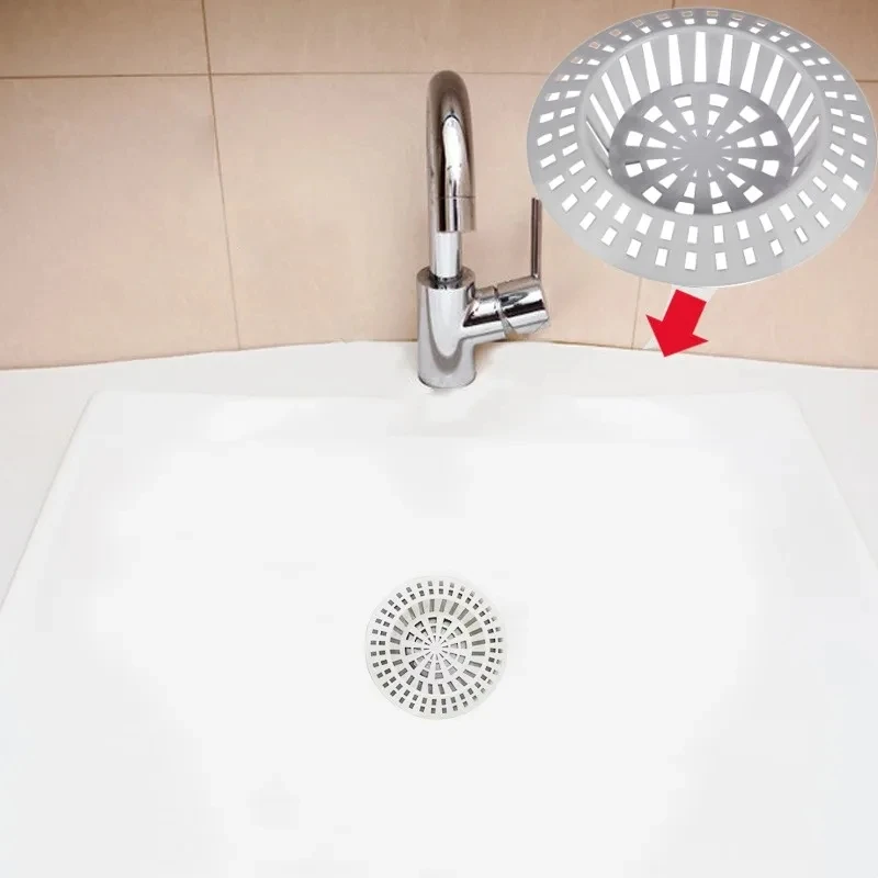 

5pc Kitchen Hair Sink Filter Sewer Anti-blocking Floor Drains Shower Bathtub Stopper Waste Collector Bathroom Accessories