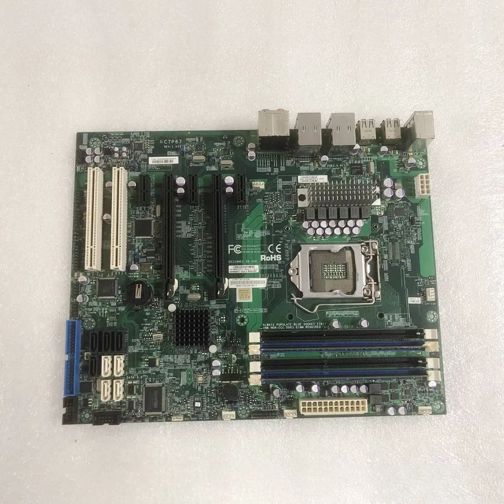 C7P67 Single Channel Server Workstation Motherboard