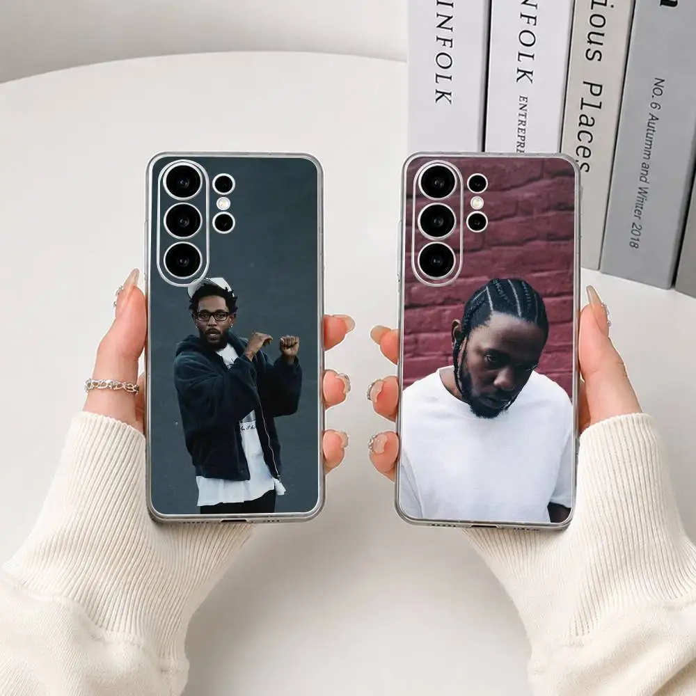 Rapper K-Kendrick L-Lamar Phone Case For Samsung S25,S24,S21,S22,S23,S30,Ultra,S20,Plus,Fe,Lite Transparent Cover