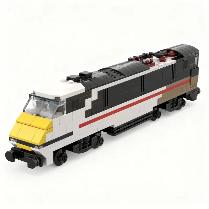 

381pcs MOC 4 Wide BR Class 91 Electra Electric Locomotive Train Intercity Livery Creator Model Building Blocks Christmas Gifts