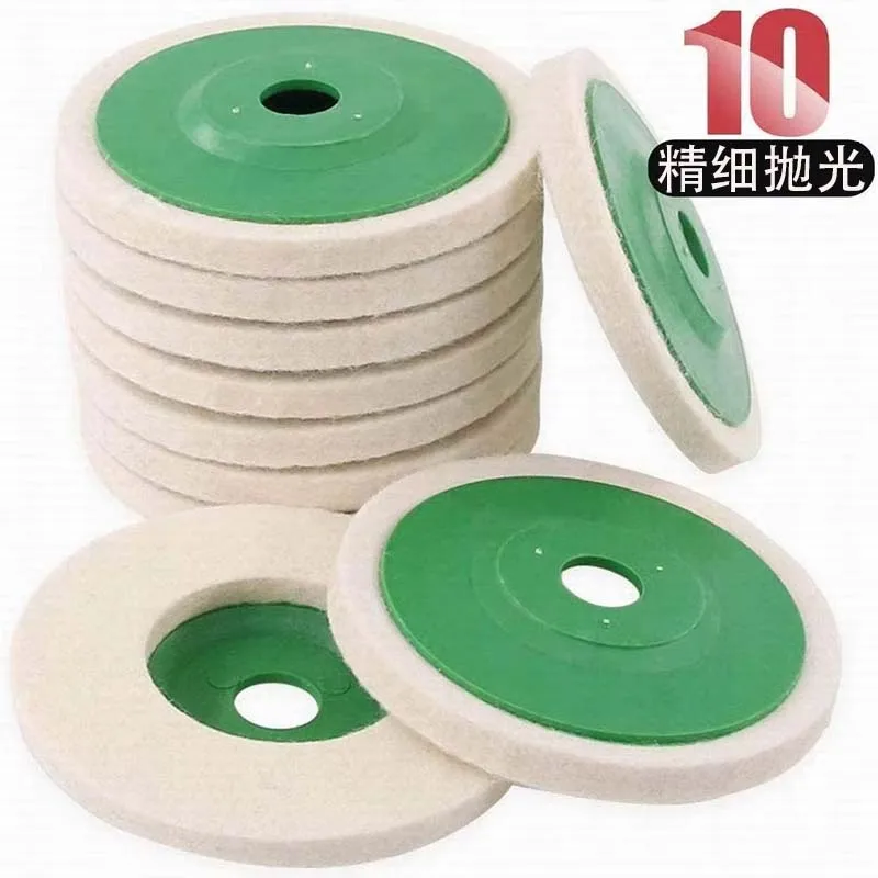10/20PCS Wolle Polieren Rad Polieren Pad Winkel Grinder Rad Filz Polieren Pad Disc Winkel Grinder Zubehör für Auto Wartung