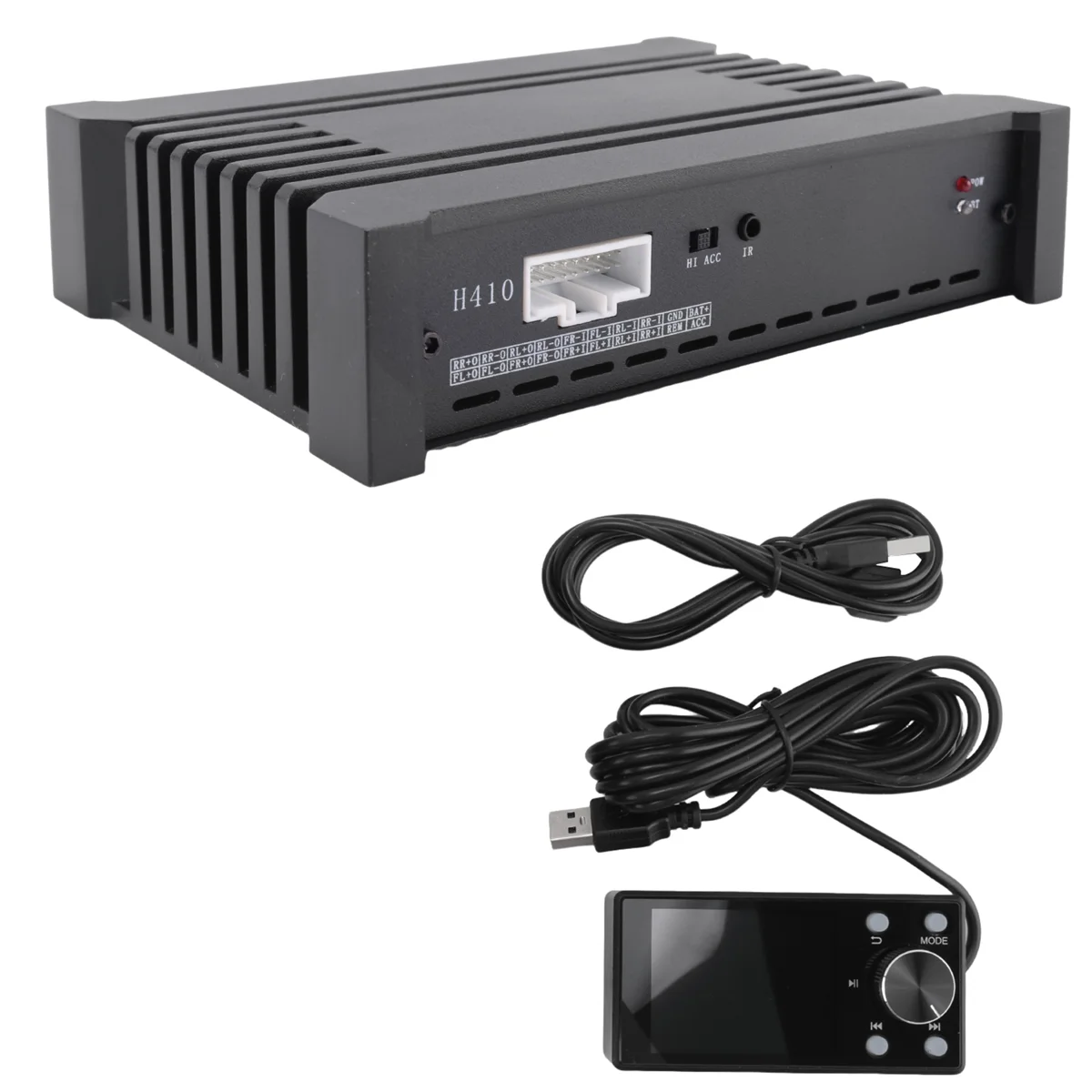 31-Segment 4 Input 10 Output DSP Audio Processor Car DSP Car Power Amplifier AB 4-Way with Multifunctional Display