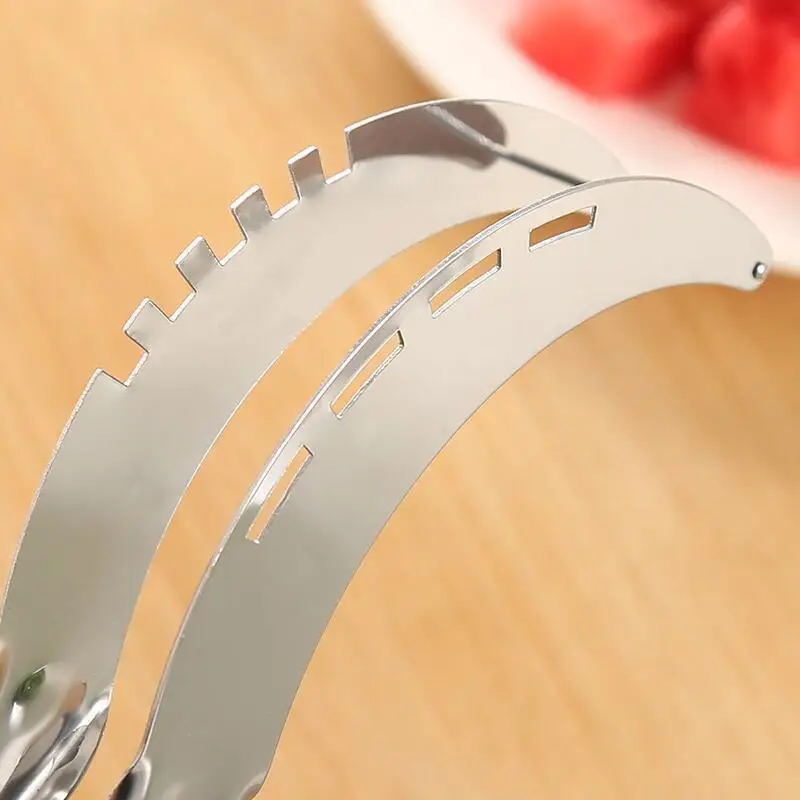 Stainless Steel Windmill Watermelon Cutter 1PC Fruit Slicer Artifact For Effortless Salad Preparation view 2