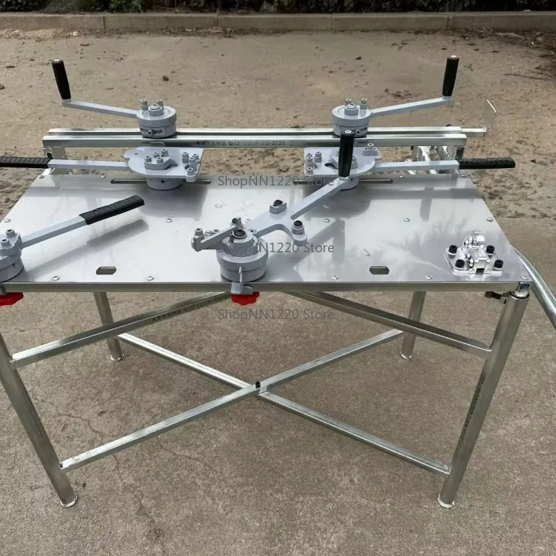 

Stainless Steel Bend Neck Hanger and Twist Neck Hanger Table Handmade Wire Clothes Manual Wire Hanger Making Machine