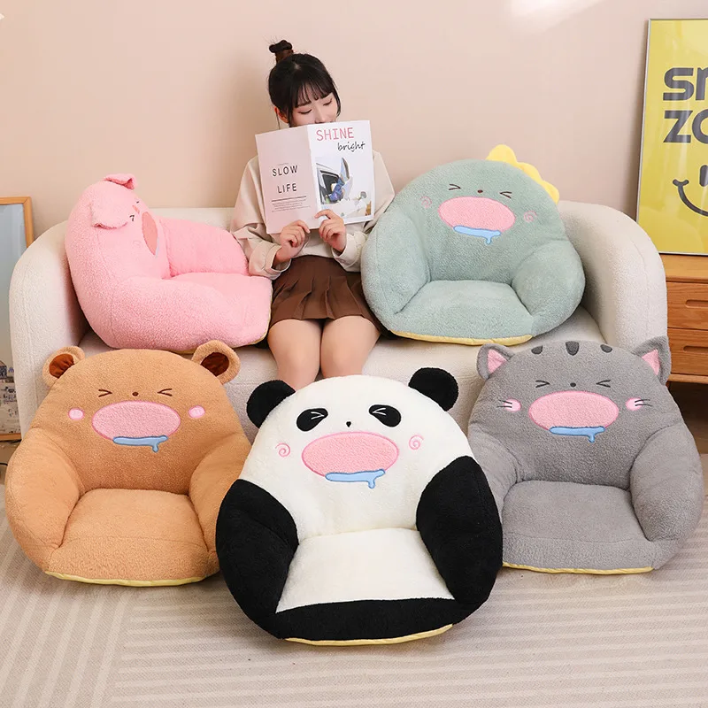 

1pc 60cm Forest Animal Shape Cartoon Cushion Soft Cotton Adult Children General Room Sofa Tatami Decoration