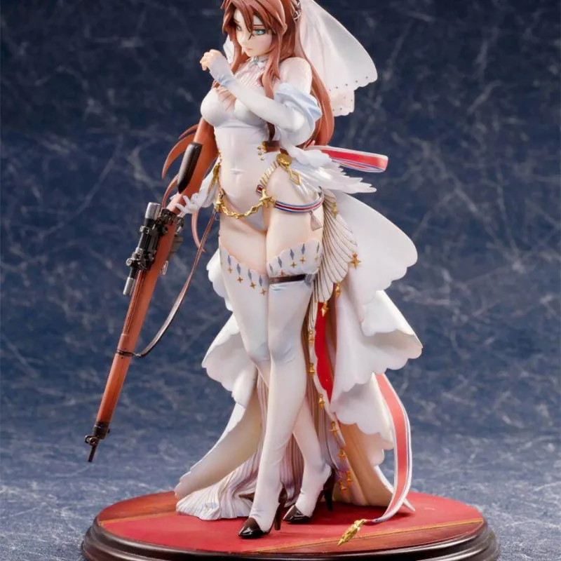 Original spot 1/8 ACTOYS Girls Frontline 25CM Lee Enfield Lifelong Guardian Wedding Dress PVC Figure Toy