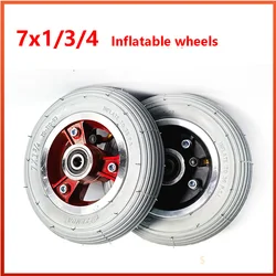 Electric Wheelchair Electric Scooter Front Wheels 7x1 3/4 Inflatable Inner Tube Outer Tires 7x2 Wheel Replacement Tires