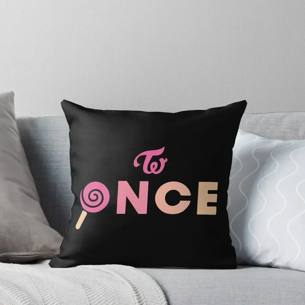 

ONCE - TWICE Throw Pillow Christmas Covers For Cushions Room decorating items Custom Cushion Photo pillow