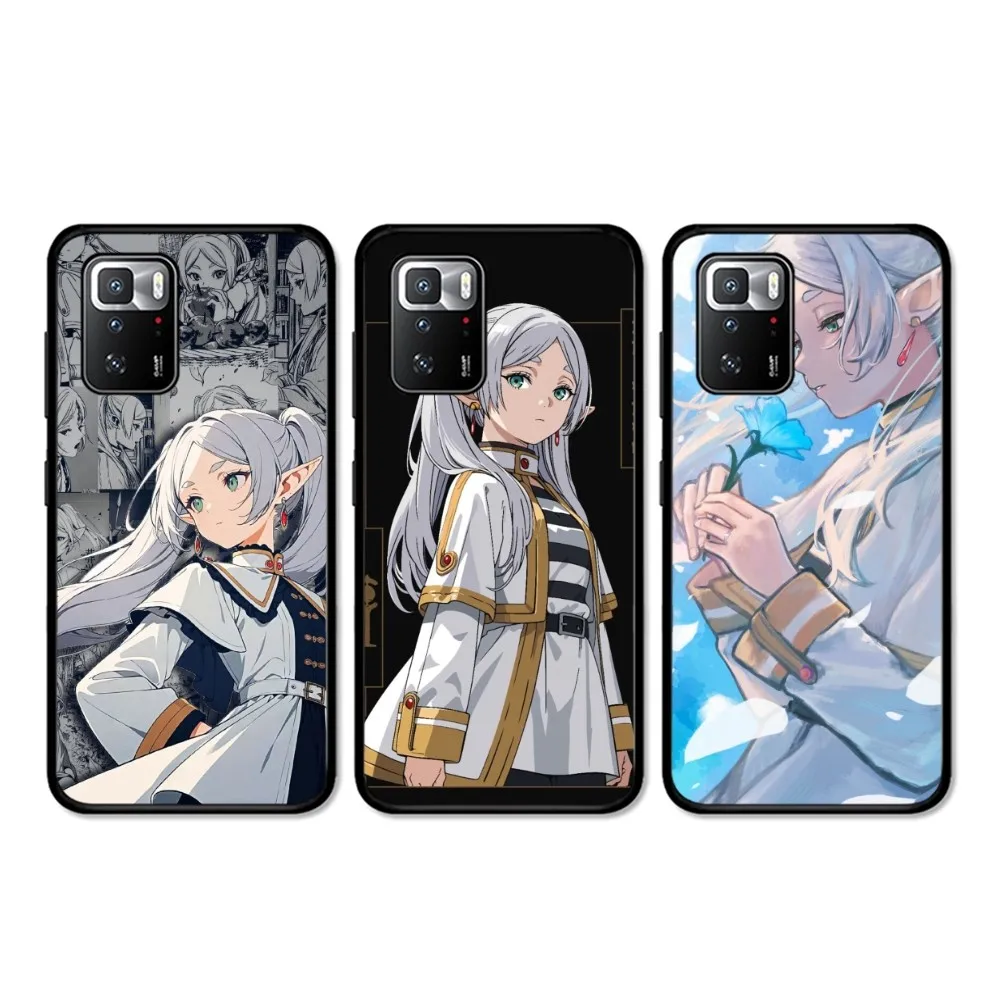 Anime Frieren Beyond Journeys End Phone Case For Redmi 5 6 7 8 9 10 Plus Pro 6 7 8 9 A GO K20 K30 K40 Pro Plus F3 Fundas