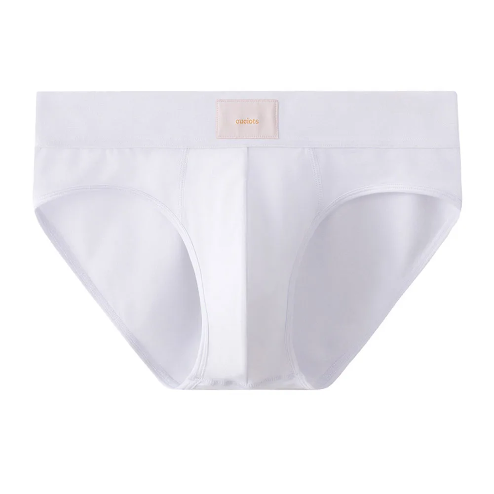 

Mens Elastic Pouch Cotton Briefs Breathable Fabric Underwear with Mid Rise and Closefitting Cut for Daily Comfort