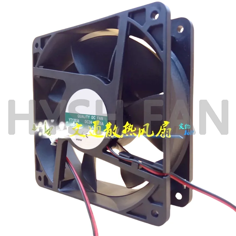 Ventilador para máquina de solda, YT12038, DC24V0.26A, 0.30A, 0.35A, 12cm, Novo