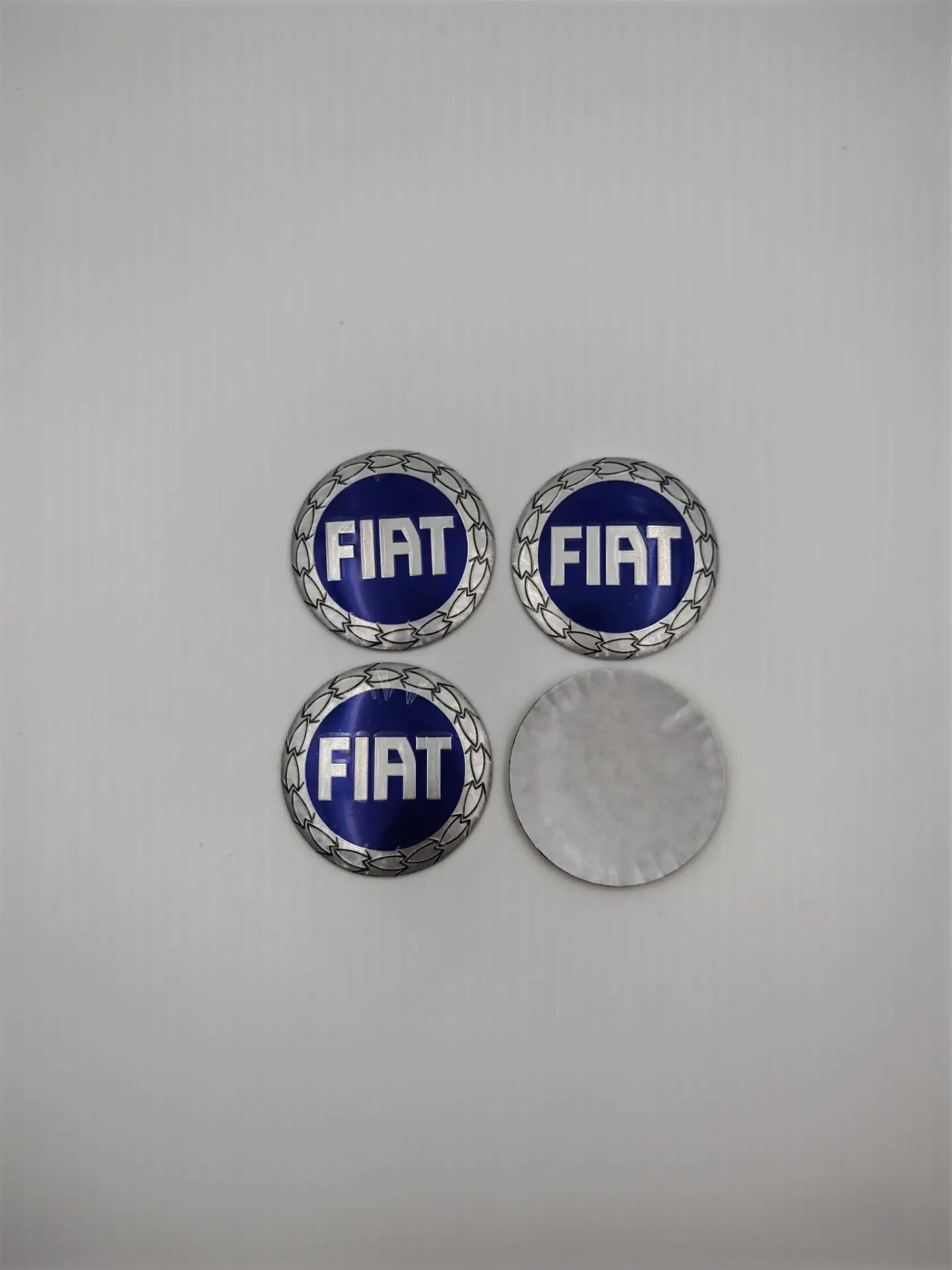 1piece 4pcs 56mm 3D logo car emblem Wheel Center Hub auto Rim refit dust-proof badge covers sticker styling accessories For FIAT view 2