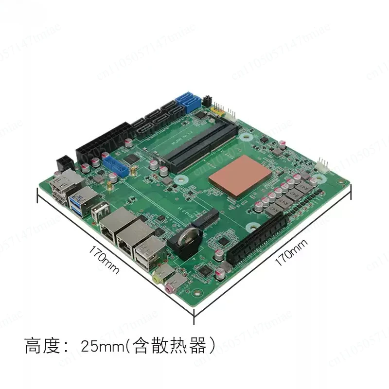 AMD  5825U expandable 10 Gigabit 8-bit NAS main board machine vision industrial control ITX main board