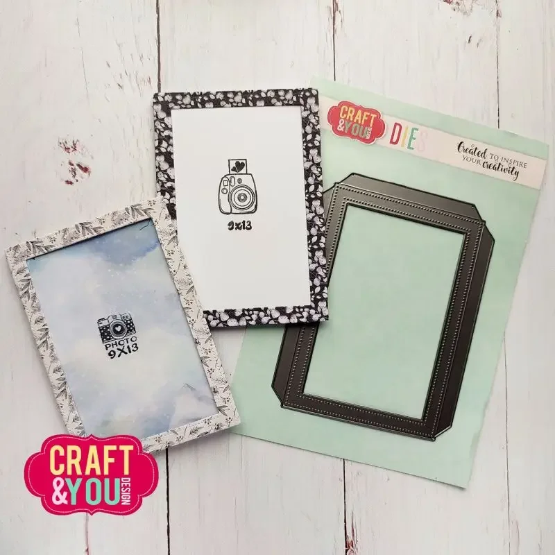 Nowe rzemieślnicze metalowe matryce do wycinania matryc do wycinania ramki do filmów fotograficznych Scrapbook papier rzemieślniczy nóż do formowania ostrza dziurkacz szablony matryce
