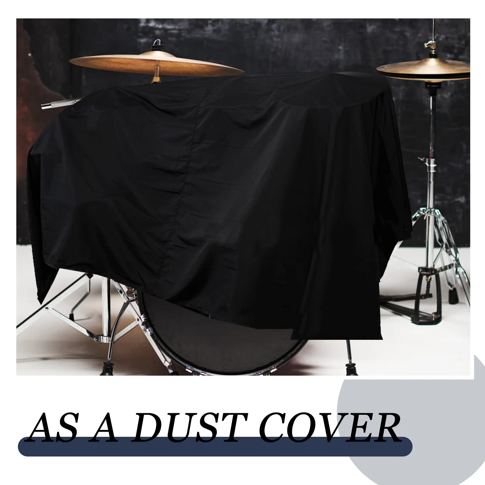 

Dust Cover Padded Musical Instrument Waterproof Drum Piano Protector Large Reflective Dad