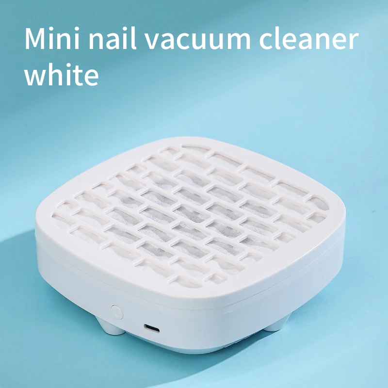 Mini Nail Collector Professionele Nail Dust Extractor USB Dust Suction Collector Gel Nail Duster voor Nail Art Salon Apparatuur