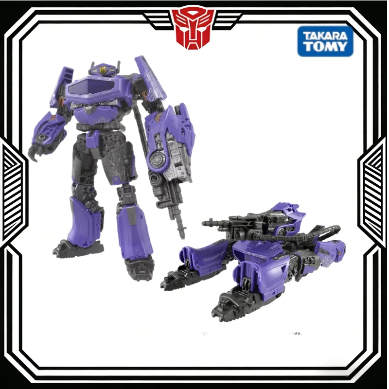 In Stock Takara Tomy SS130 Voyager Shockwave Transformers Bumblebee Cybertron Tank Figure Gifts Toys Mode Transformable Robot