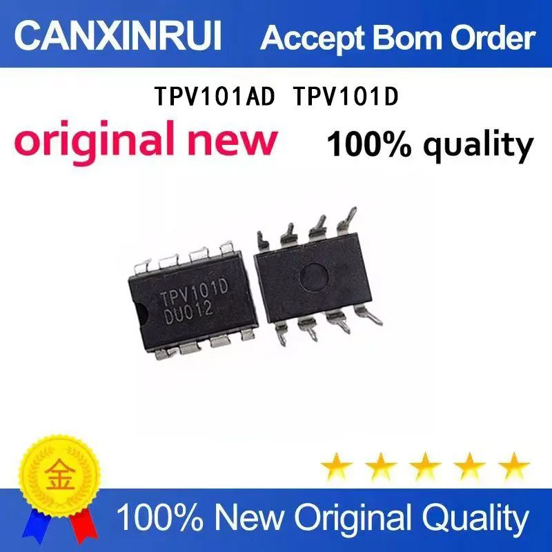 (5-100 Pieces) TPV101AD TPV101D LCD power management chip with 8-pin DIP-8 direct insertion, brand new original