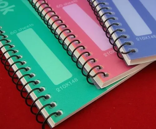 Imagen 2 del producto 20 piezas de bobina única de hierro A4, anillo en espiral de 34 agujeros, círculo de serpiente 3:1, encuadernación A4, anillo de hoja suelta, anillo de alambre de serpiente de hierro personalizado