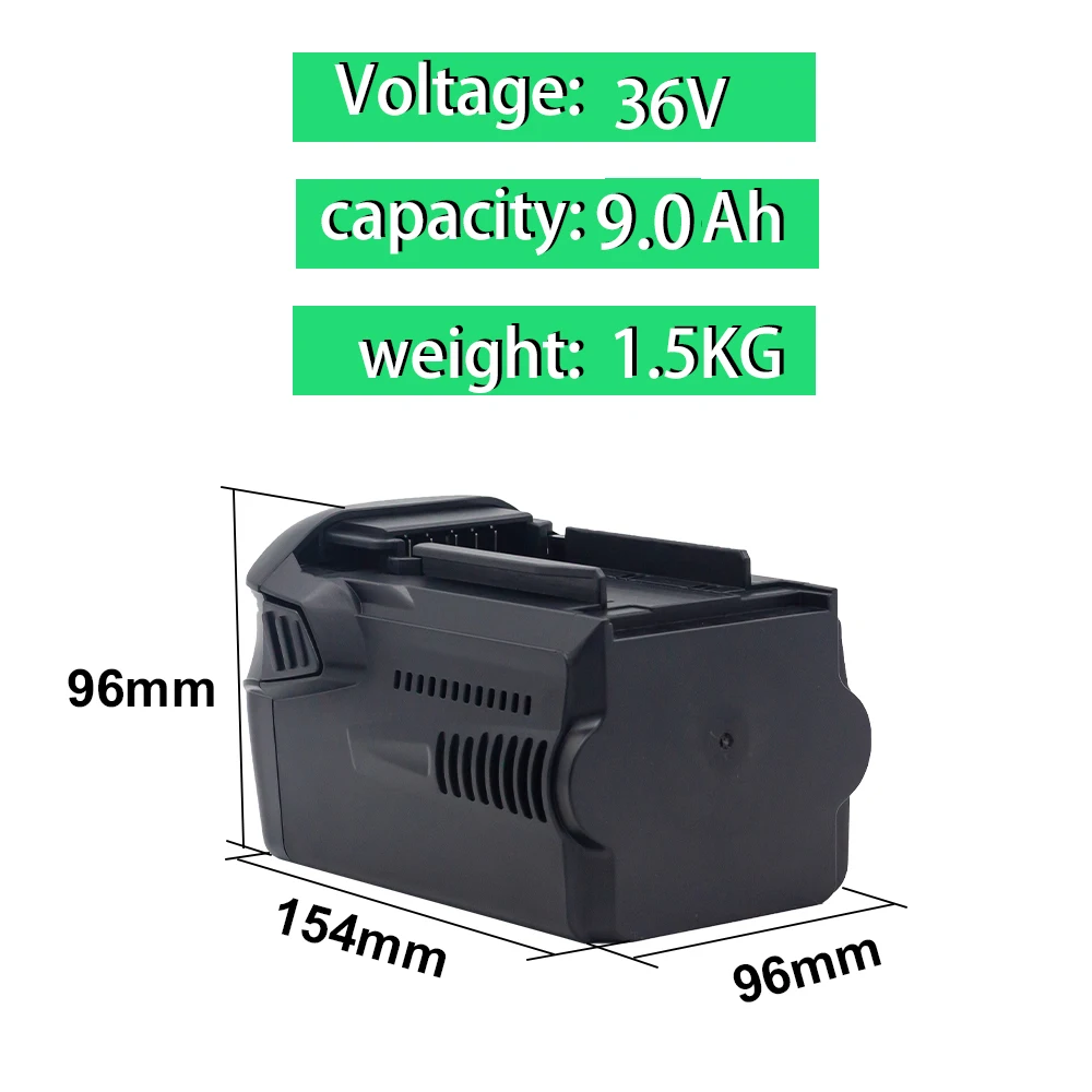 9000mAh For Hilti 36V 9Ah Electric Drill Electric Plate Hand lithium Battery Rechargeable Replacement Model B 36/3.9 B36/6.0 B36