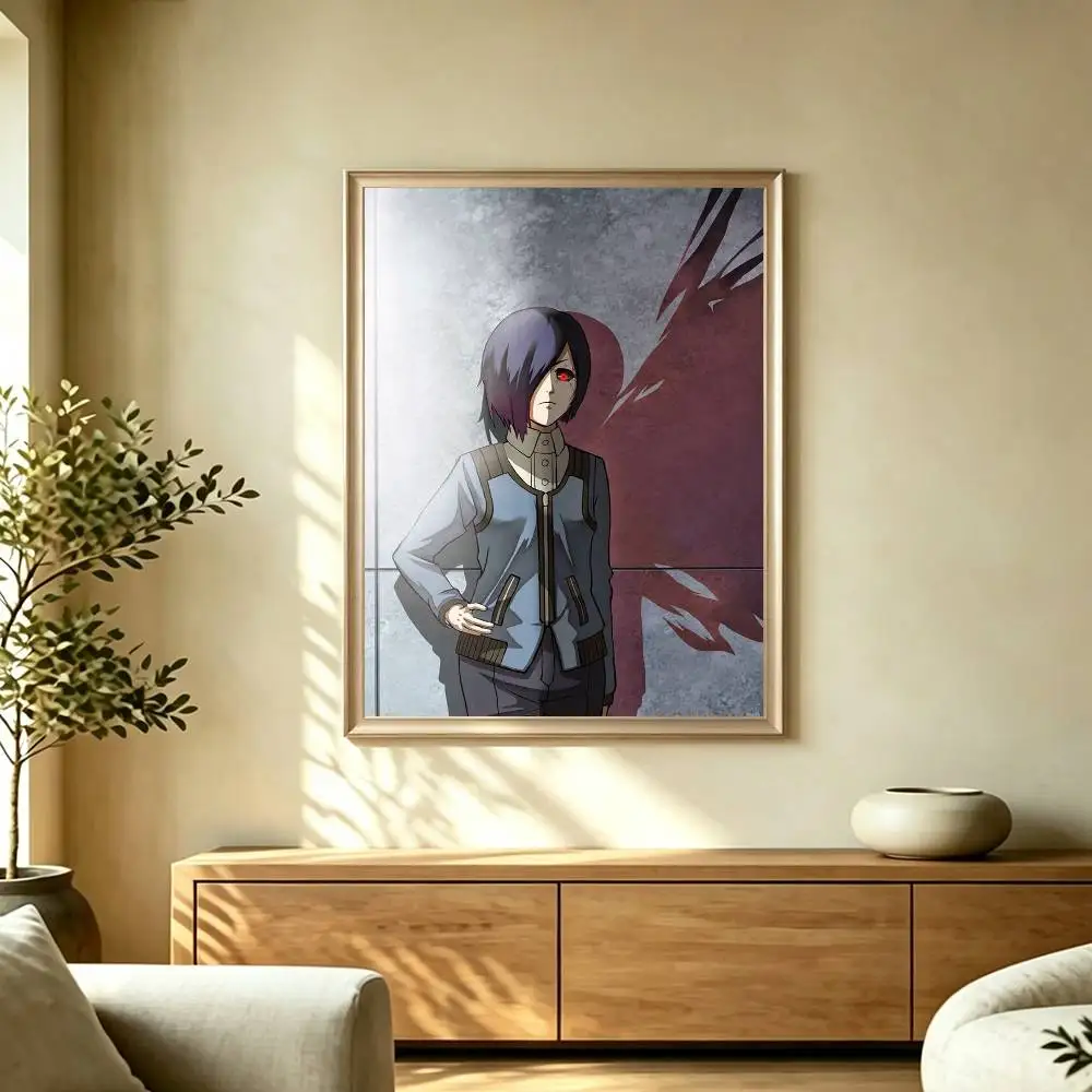 Touka Kirishima Cool Character Anime  Poster High Quality Dorm Living Room Aesthetic Wall Decoration Painting Stickers Gift