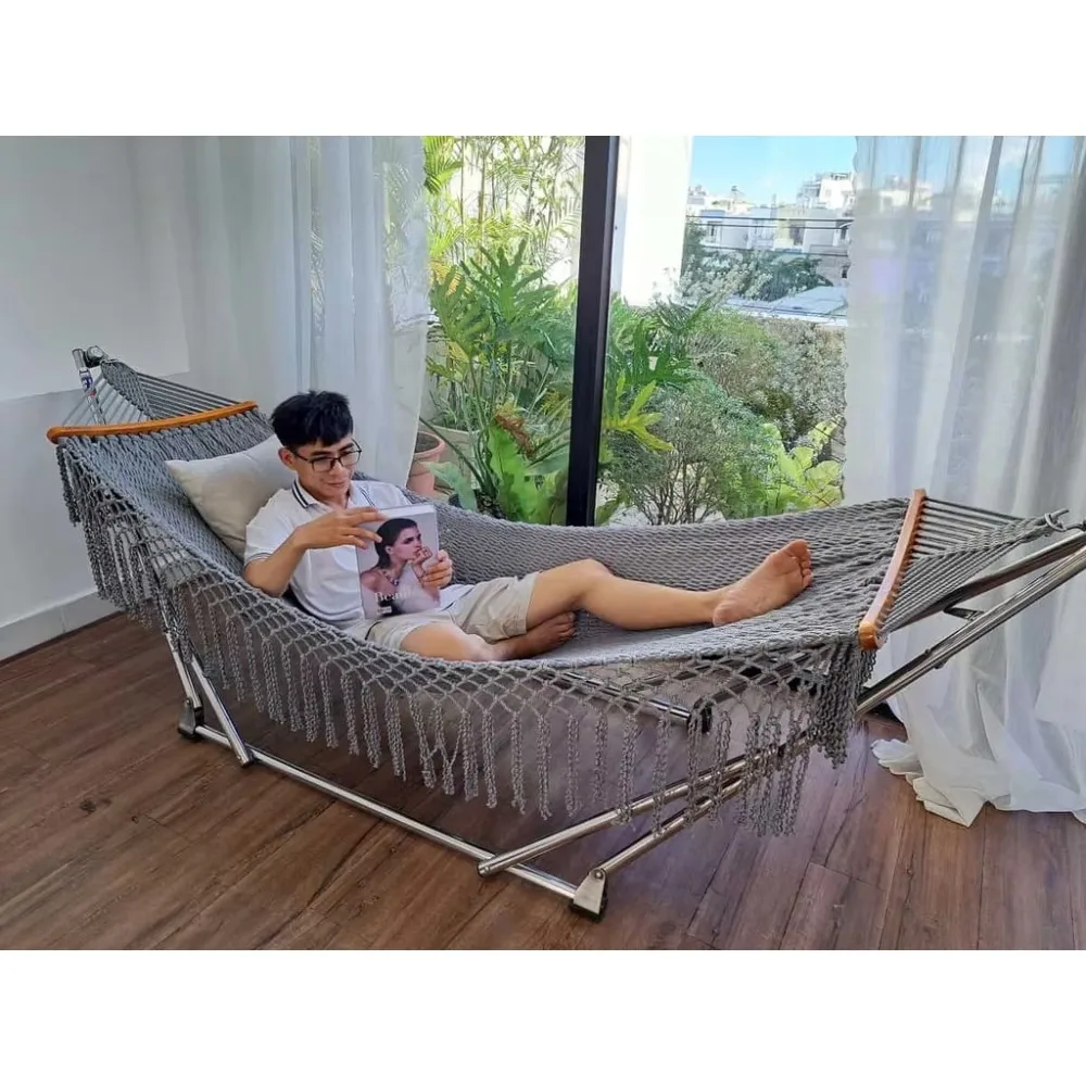Adjustable Hammock with Canopy - Versatile and Sun-Protective, Enjoy Shade and Comfort Anywhere