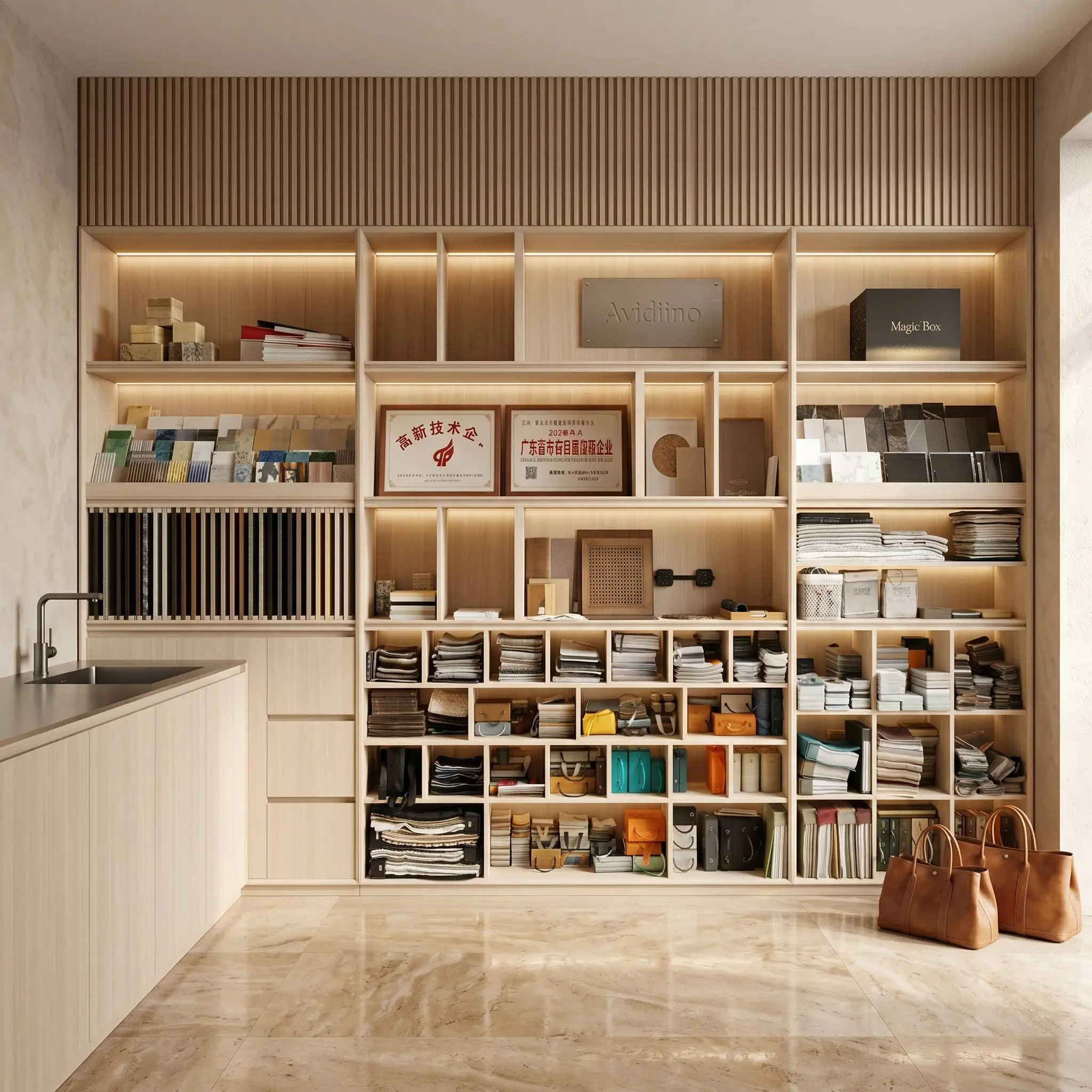 #￥Custom Solid Wood Storage Display Cabinets, Home Pantry Closets, Retail Store Shelving & Wardrobe Organization Systems