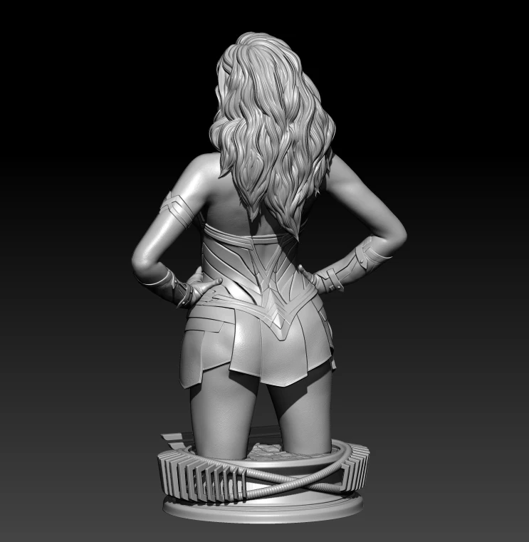 80mm Resin Model Battle Girl Bust Sculpture Figure Unpaint No Color RW-727